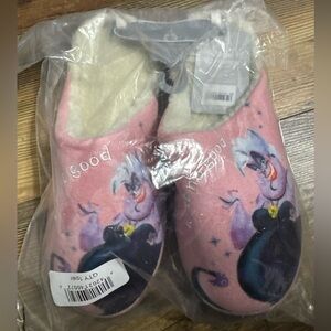 Disney Up To No Good Ursula Slippers Size Large (men’s 10 / Women’s 12) NEW